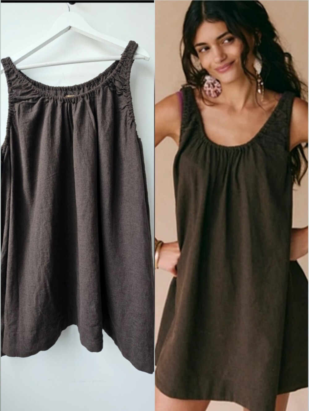 Nwt Free-est Free People Amanda Rich Oversized Pop Over Beach Cover-Up